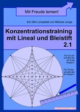 Konzentrationstraining mit Lineal und Bleistift 1